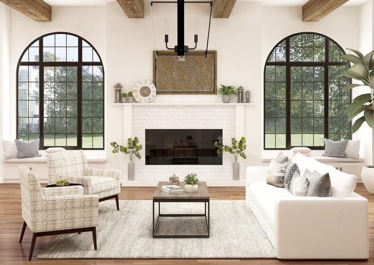 Ruangan Tamu Elegan - Interior Marwah Custom