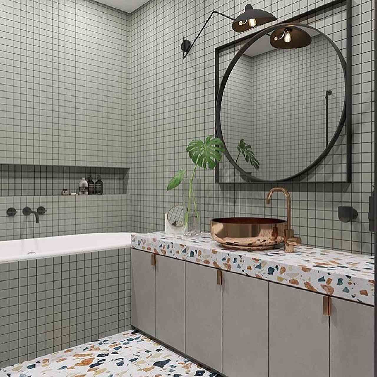 Kamar Mandi Estetik - Interior Marwah Custom